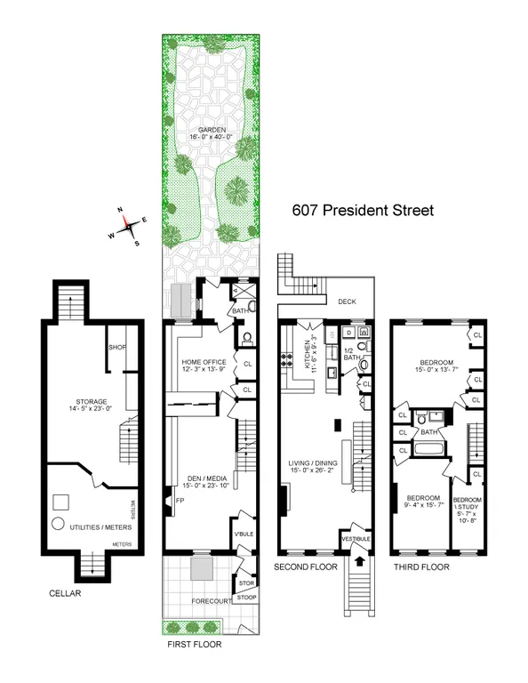 607 President Street | floorplan | View 12