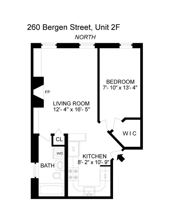 260 Bergen Street, 2F | floorplan | View 6