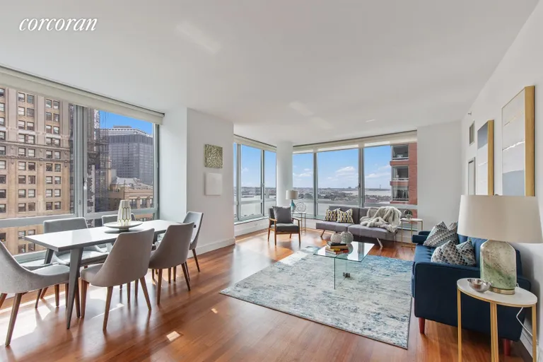 New York City Real Estate | View 30 West Street, 27E | 2 Beds, 2 Baths | View 1