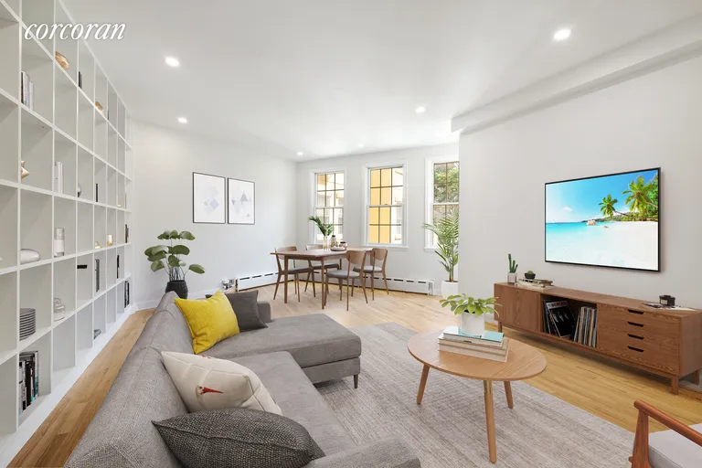 New York City Real Estate | View 407 East 12th Street, 4FNW | 2 Beds, 1 Bath | View 1