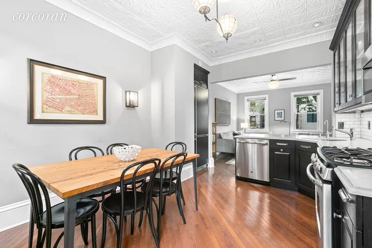 New York City Real Estate | View 124 Ainslie Street, 2 | Open Kitchen with Dining Area | View 6
