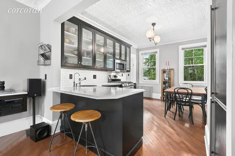 New York City Real Estate | View 124 Ainslie Street, 2 | Open Kitchen with Breakfast Bar | View 5
