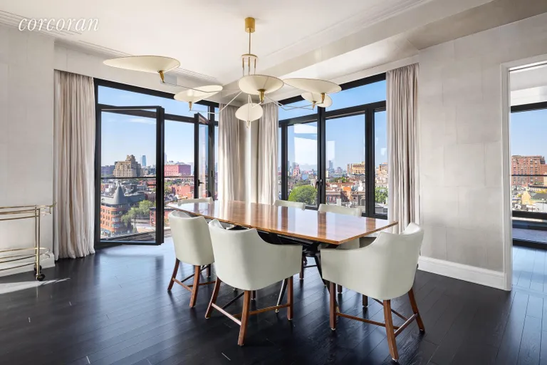 New York City Real Estate | View 155 West 11th Street, 9A | Dining Area  | View 2