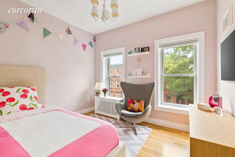 New York City Real Estate | View 455 Sackett Street | Cheerful tree-top bedroom | View 6