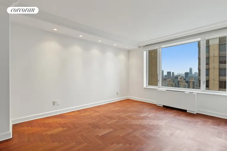 New York City Real Estate | View 220 Riverside Boulevard, 45D | Master Bedroom  s City View | View 4