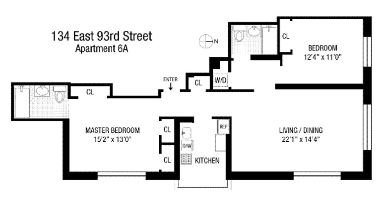 134 East 93rd Street, 6A | floorplan | View 23