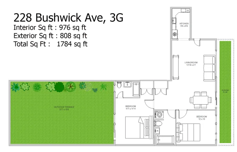 228 Bushwick Avenue, 3G | floorplan | View 8