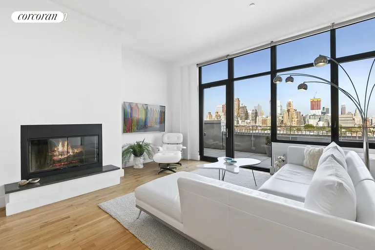 New York City Real Estate | View 360 Furman Street, LOFT1204 | Living room | View 4