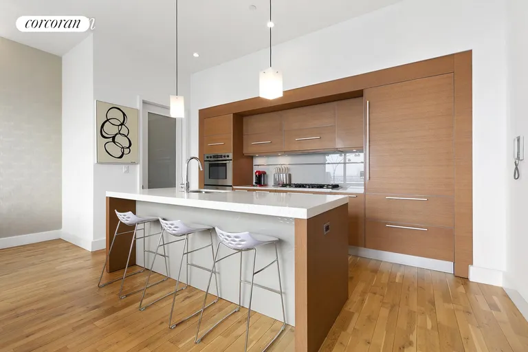 New York City Real Estate | View 360 Furman Street, LOFT1204 | Chefs kitchen | View 6