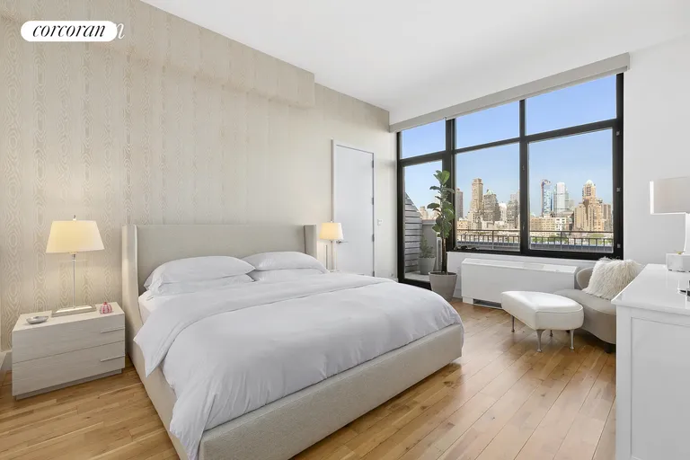 New York City Real Estate | View 360 Furman Street, LOFT1204 | Master bedroom | View 10
