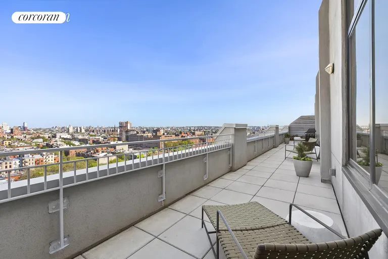 New York City Real Estate | View 360 Furman Street, LOFT1204 | 550 sf terrace | View 14