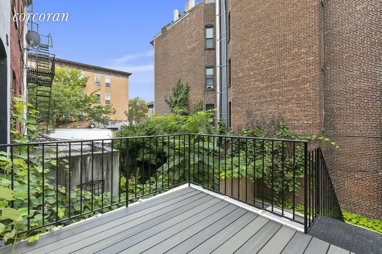 New York City Real Estate | View 20 Revere Place | Large private terrace overlooking the garden! | View 4