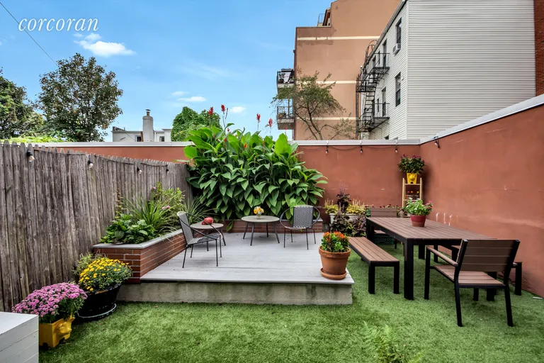 New York City Real Estate | View 291 23rd Street | Spacious garden | View 7