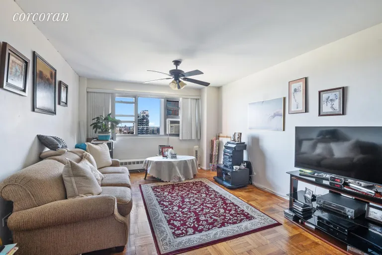 New York City Real Estate | View 175 Adams Street, 16F | Living Room | View 2