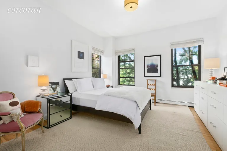 New York City Real Estate | View 169 Bond Street, 3R | Spacious master bedroom with leafy views | View 7