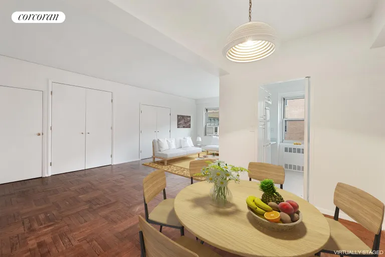 New York City Real Estate | View 11 Fifth Avenue, 11B | Living Room / Dining Room | View 3