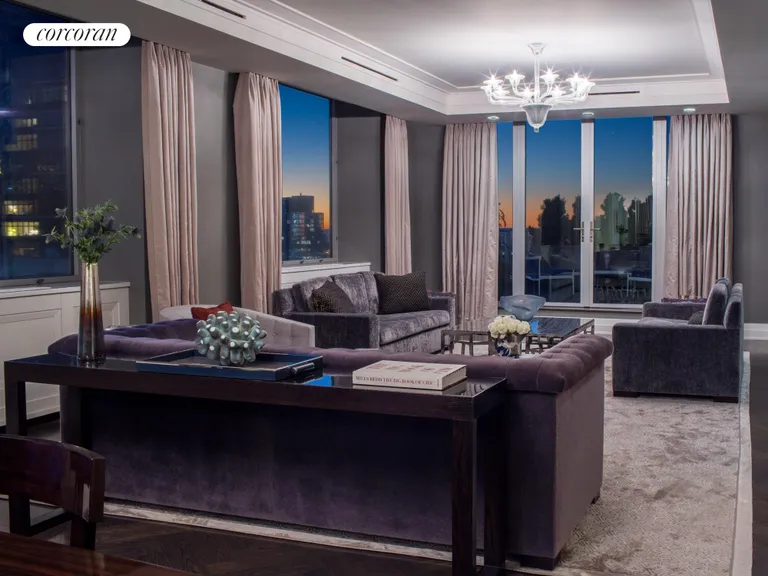 New York City Real Estate | View 1965 Broadway, PH2B | Living Room | View 6