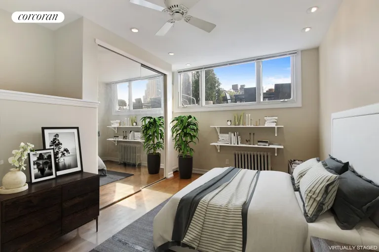 New York City Real Estate | View 233 West 16th Street, 4F | Sun Soaked South Facing Bedroom | View 4