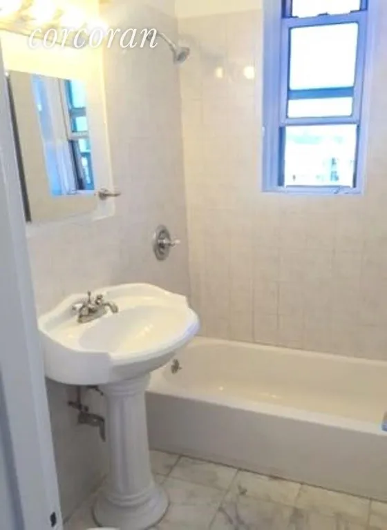 New York City Real Estate | View 2102 Holland Avenue, 6E | Tiled Windowed Bath  | View 6
