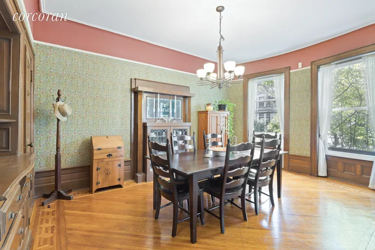 New York City Real Estate | View 530 1st Street, 1 | Elegant Formal Dining Room off the Living Room | View 2