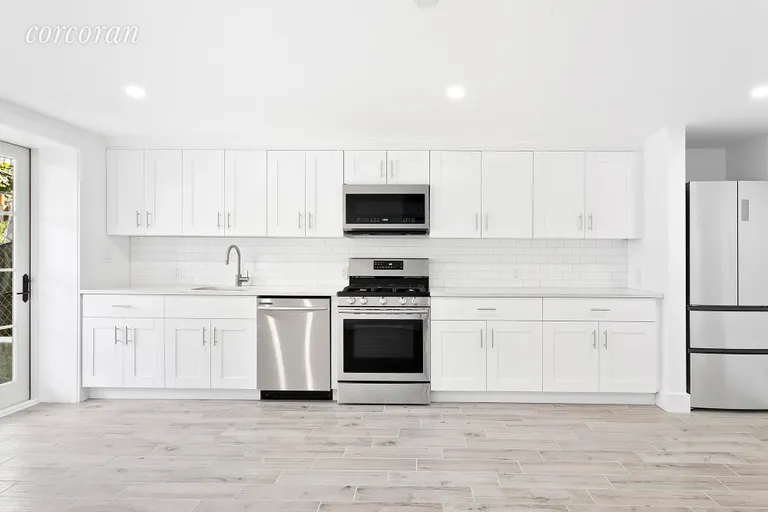New York City Real Estate | View 526 Leonard Street, 1 | Open kitchen w/ new stainless steel appliances  | View 3