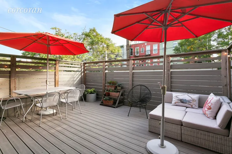 New York City Real Estate | View 6 Sharon Street | Deck | View 9