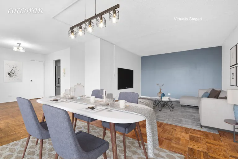 New York City Real Estate | View 3333 Henry Hudson Parkway, 6P | Living Room | View 2