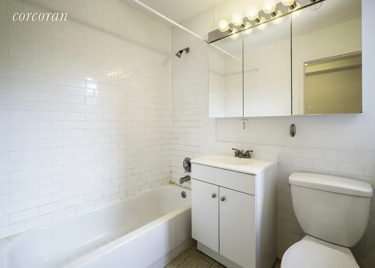 New York City Real Estate | View 407 West 51st Street, 5C | Bathroom with window | View 9