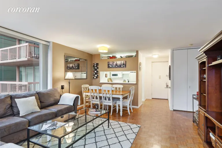 New York City Real Estate | View 235 East 40th Street, 37B | Living Room / Dining Room | View 2
