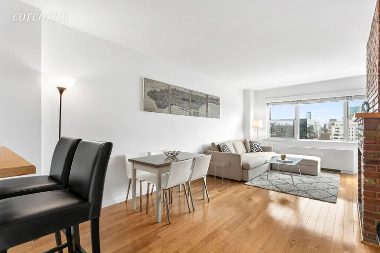 New York City Real Estate | View 77 East 12th Street, 20D | 2 Living and Dining | View 2