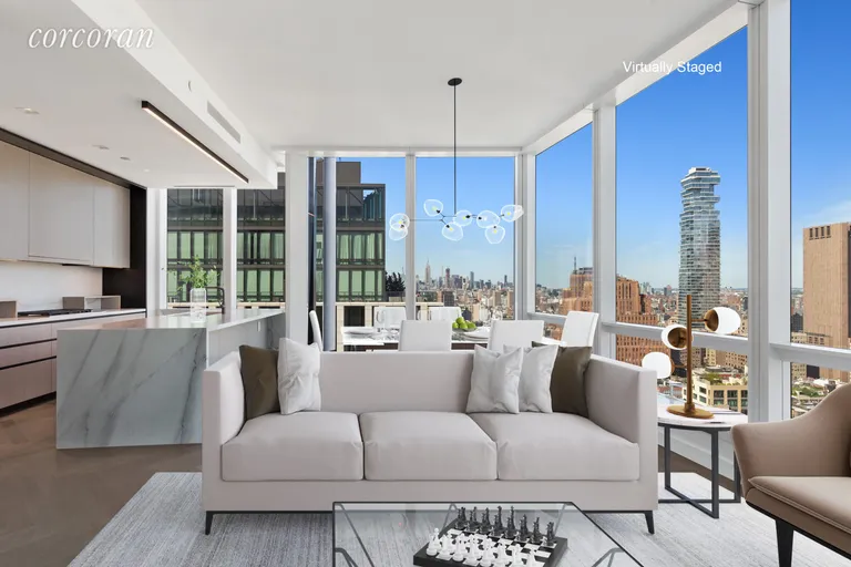 New York City Real Estate | View 111 Murray Street, 34A | 3 Beds, 3 Baths | View 1
