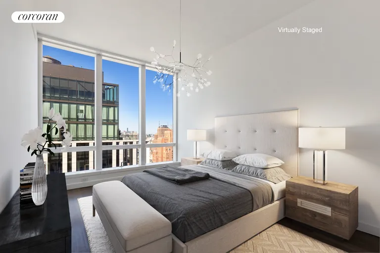 New York City Real Estate | View 111 Murray Street, 34A | Master Bedroom | View 4