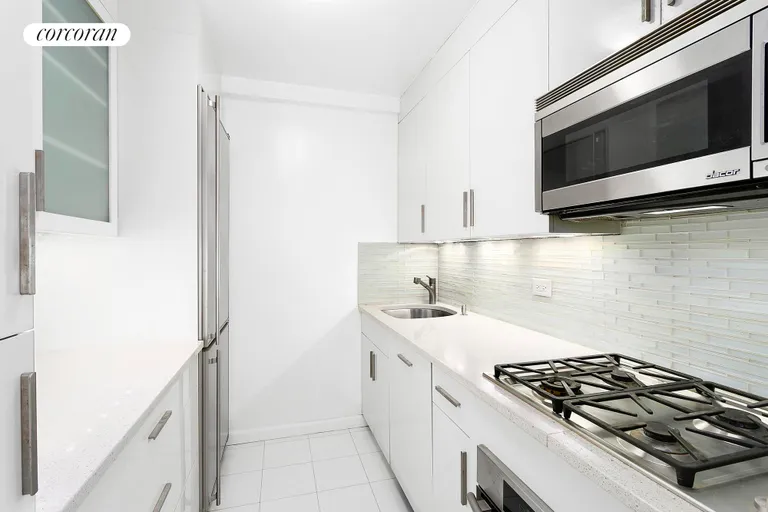 New York City Real Estate | View 30 East 9th Street, 4J | Stylish Kitchen | View 4