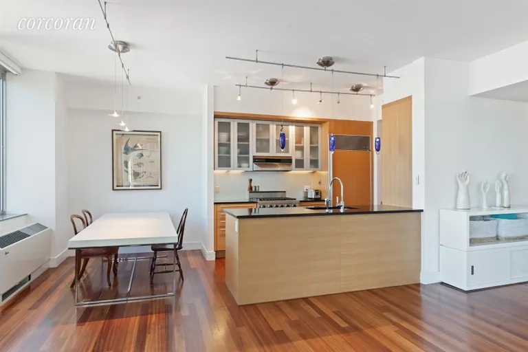 New York City Real Estate | View 30 West Street, 12F | Open Chef's Kitchen | View 2