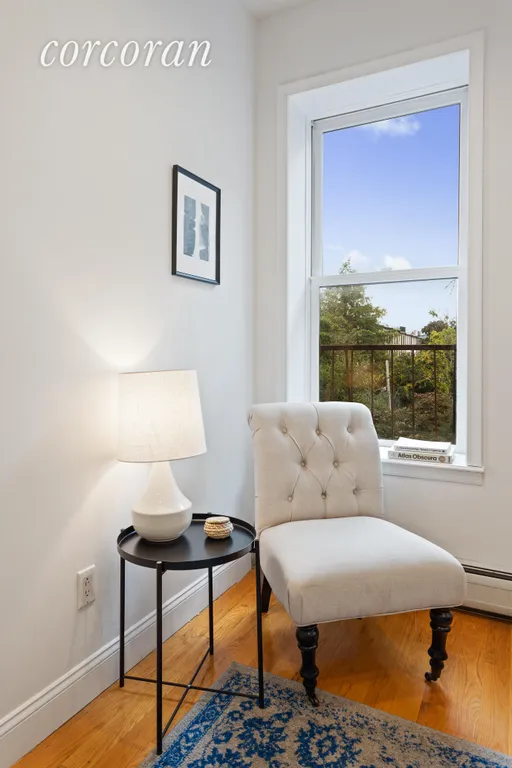 New York City Real Estate | View 145 Prospect Park West, 2b | Lovely view overlooking back gardens | View 2