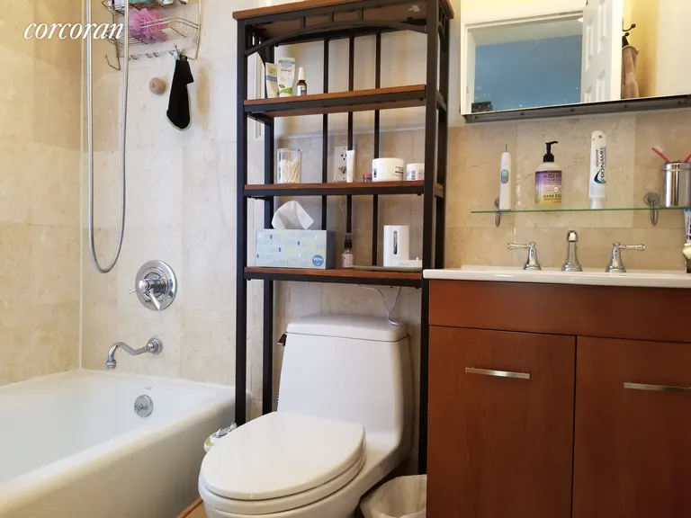 New York City Real Estate | View 578 Atlantic Avenue, 3B | Master bathroom with full sized tub | View 12