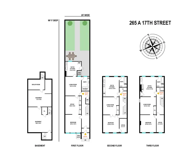 265A 17th Street | floorplan | View 8