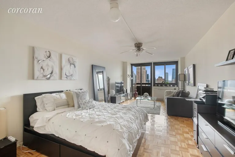 New York City Real Estate | View 347 West 57th Street, 34E | Sunny and Bright studio | View 2