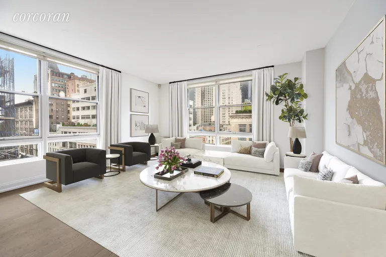 New York City Real Estate | View 38 Warren Street, 8A | 2 Beds, 2 Baths | View 1