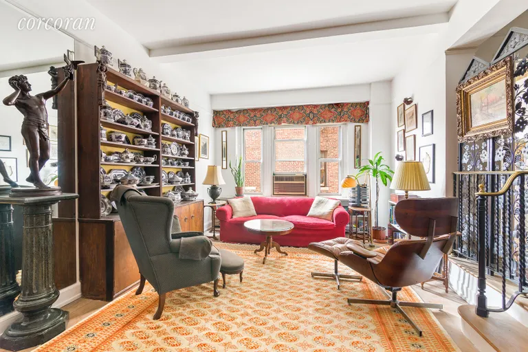 New York City Real Estate | View 336 West End Avenue, 13F | Step Down Living Room | View 2