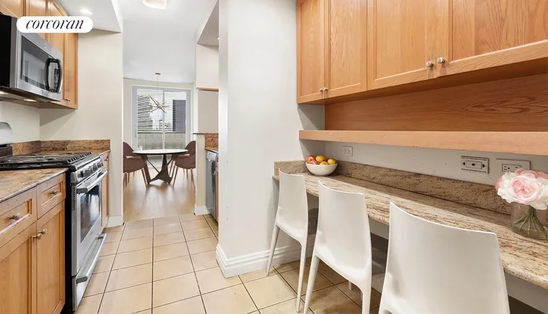 New York City Real Estate | View 44 West 62nd Street, 23DE | Large Cook's Kitchen | View 2