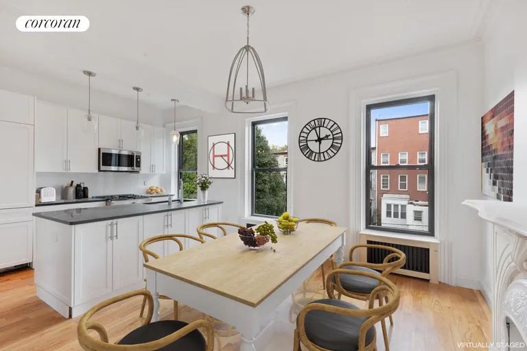 New York City Real Estate | View 115 Cambridge Place | Middle Duplex Kitchen | View 6