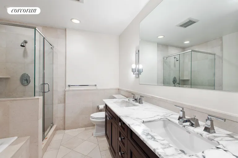 New York City Real Estate | View 401 East 60th Street, 11D | Master Bathroom | View 6