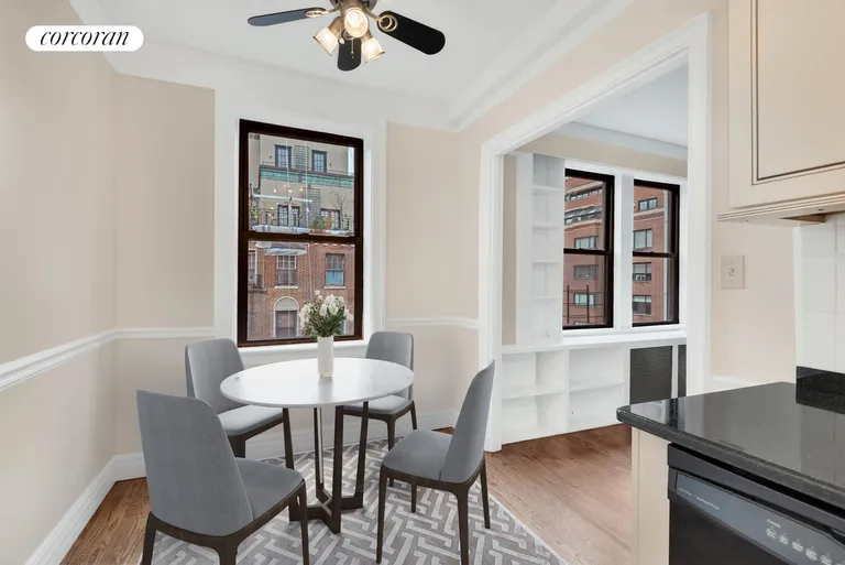 New York City Real Estate | View 155 East 93rd Street, 11B | Virtually Staged Dining Area w/ full city views | View 3