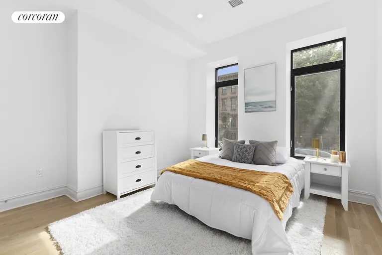 New York City Real Estate | View 229A Vernon Avenue | Huge windows in the bedrooms! | View 7