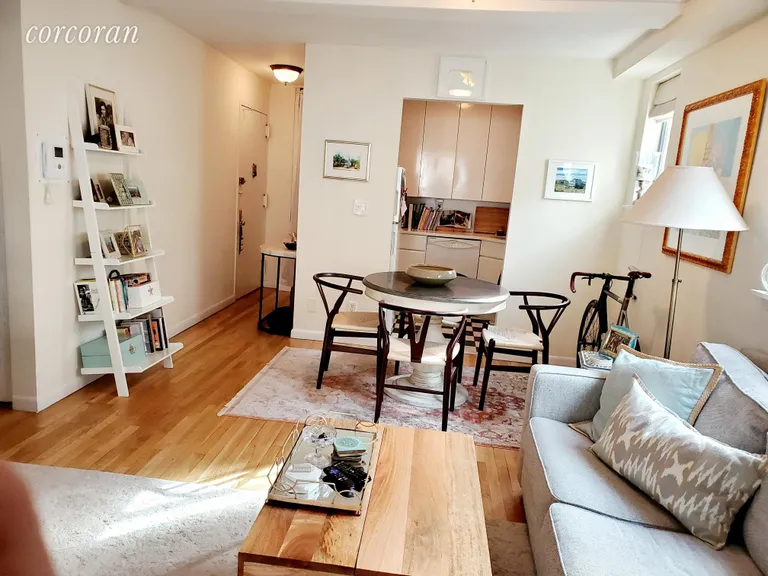 New York City Real Estate | View 259 Elizabeth Street, 3B | Furnished Living Room & Dining Area | View 7
