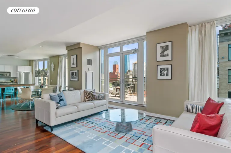 New York City Real Estate | View 130 West 19th Street, PH2B | Living Room | View 4