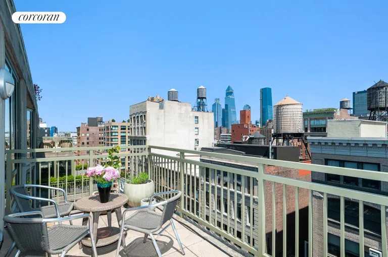 New York City Real Estate | View 130 West 19th Street, PH2B | Terrace | View 3