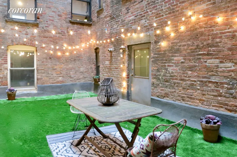 New York City Real Estate | View 303 East 8th Street, DE | Your own courtyard! | View 13