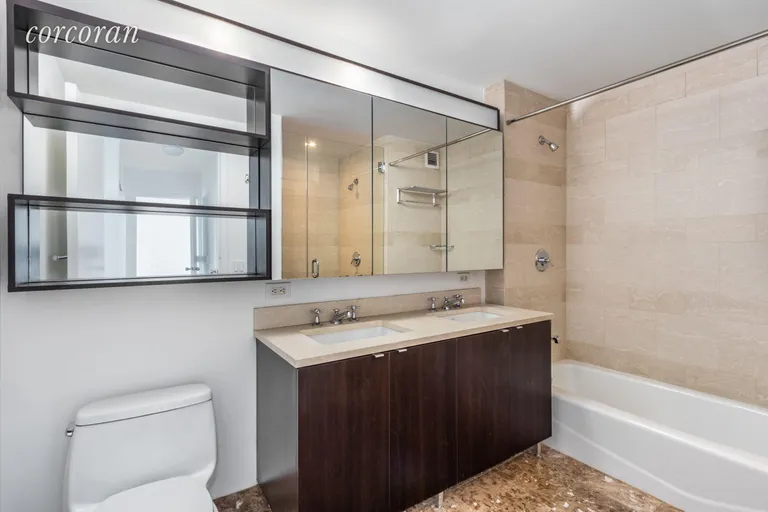 New York City Real Estate | View 215-217 East 96th Street, 36H | Master Bathroom | View 8